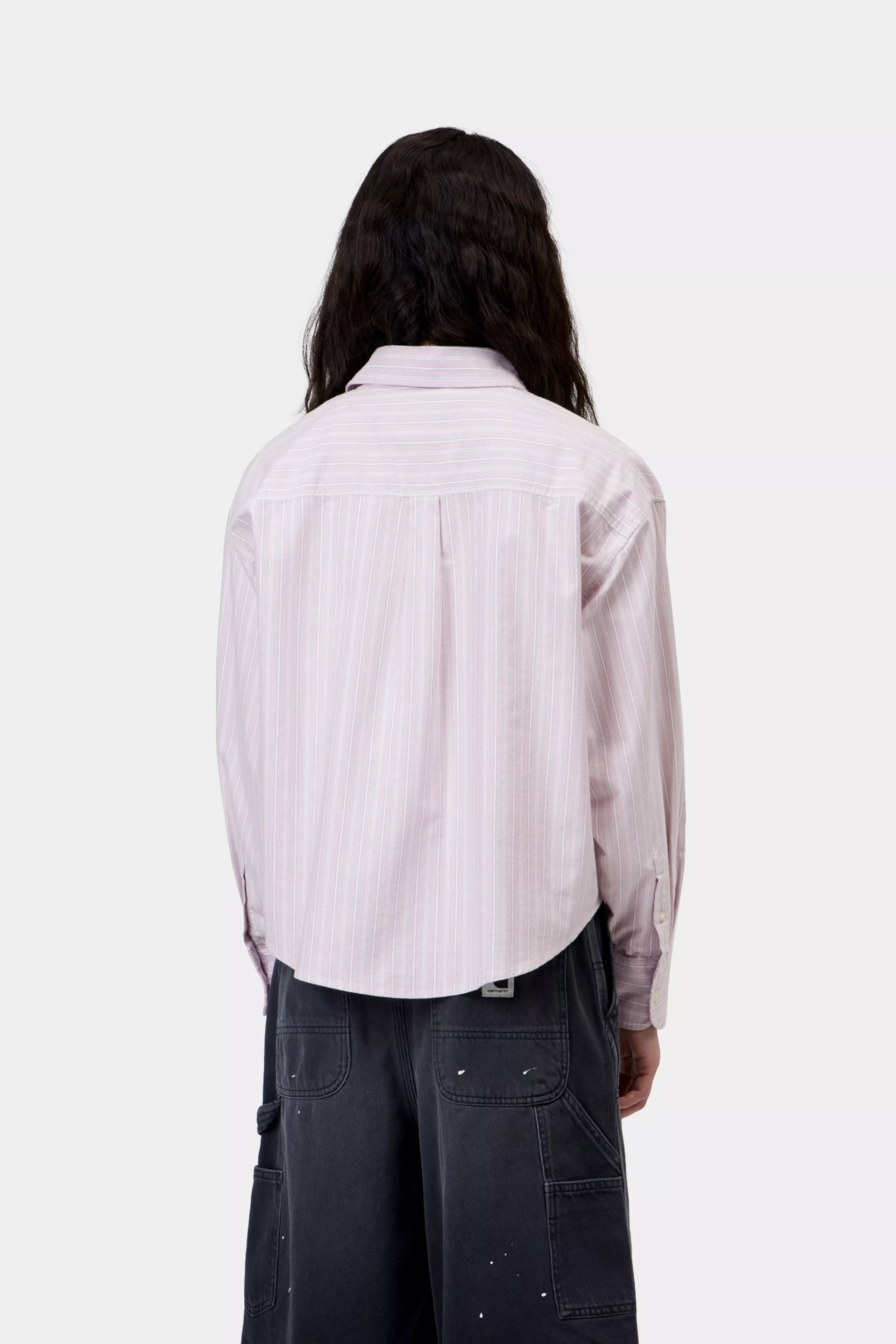CARHARTT WIP  KANAN SHIRT STRIPE HORTENSIA