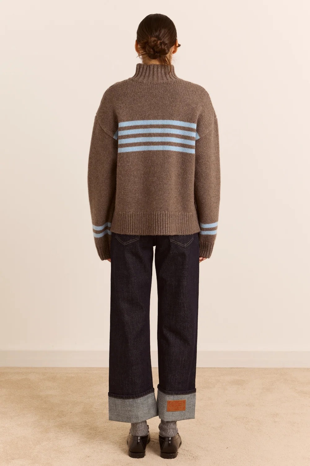 DAMSON MADDER  TALLULAH BUTTON MOLE/BLUE