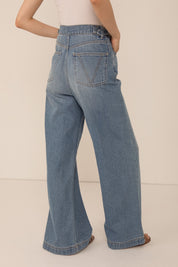 VIVERE  LEA WIDE LIGHT BLUE JEANS