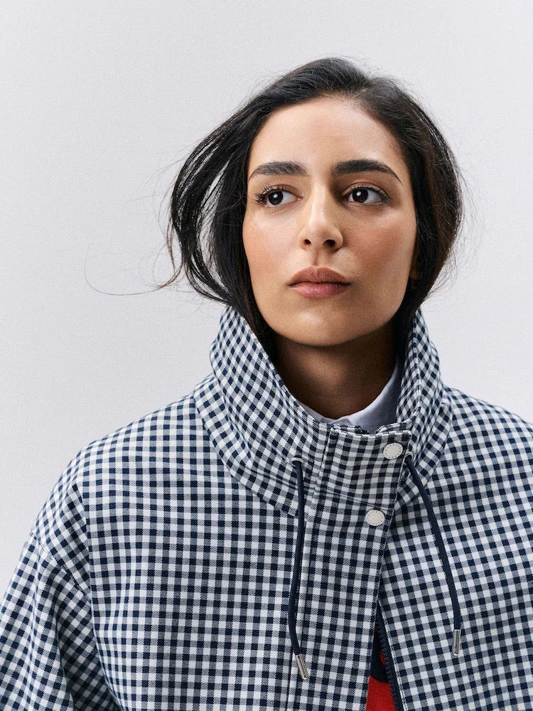 BARBOUR  BRONWYN CHECK NAVY GINGHAM