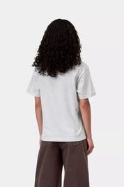 CARHARTT WIP  SCRIPT EMB ASH HEATHER/COZY PURPLE
