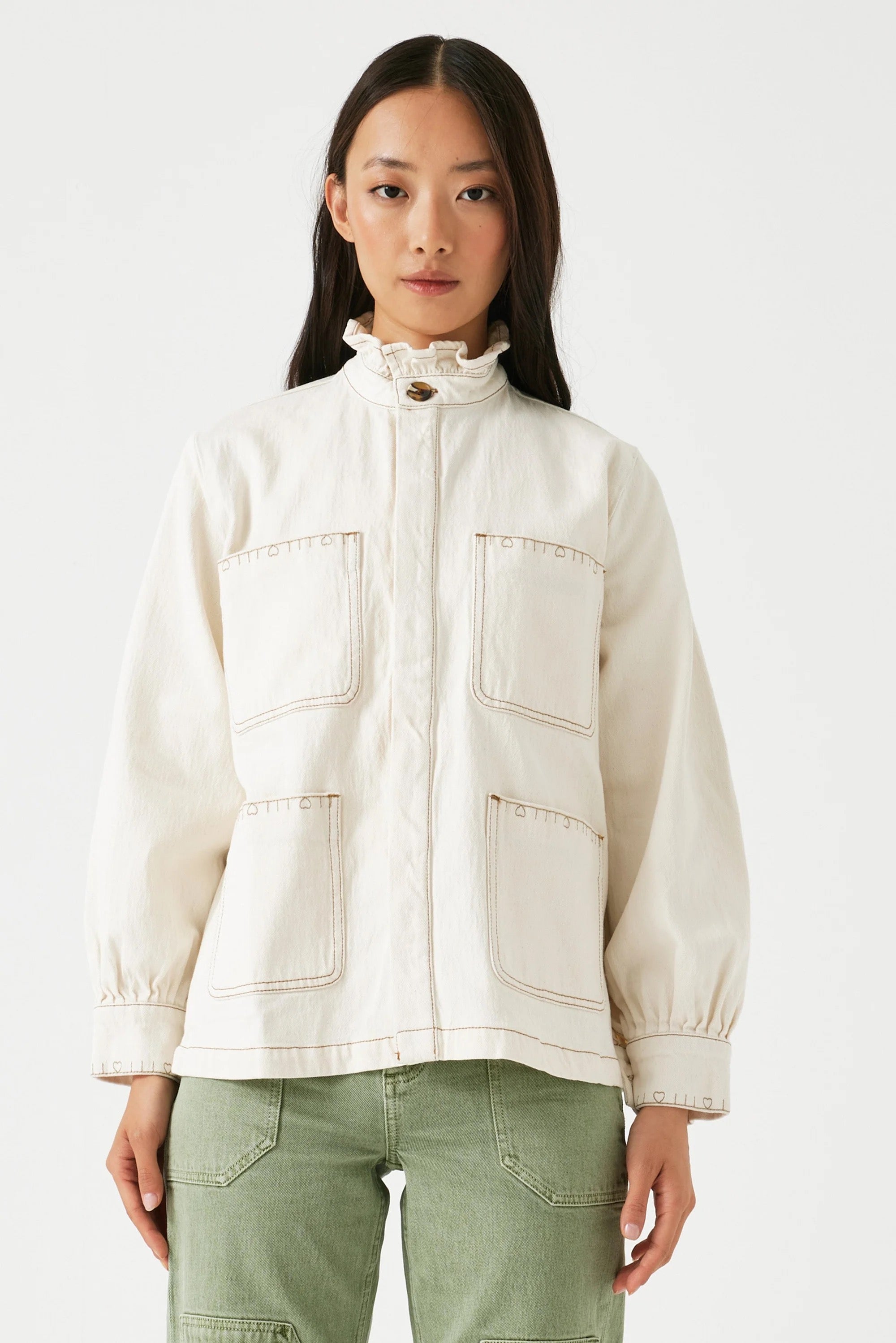 SEVENTY+MOCHI  DEAR PABLO JACKET ECRU