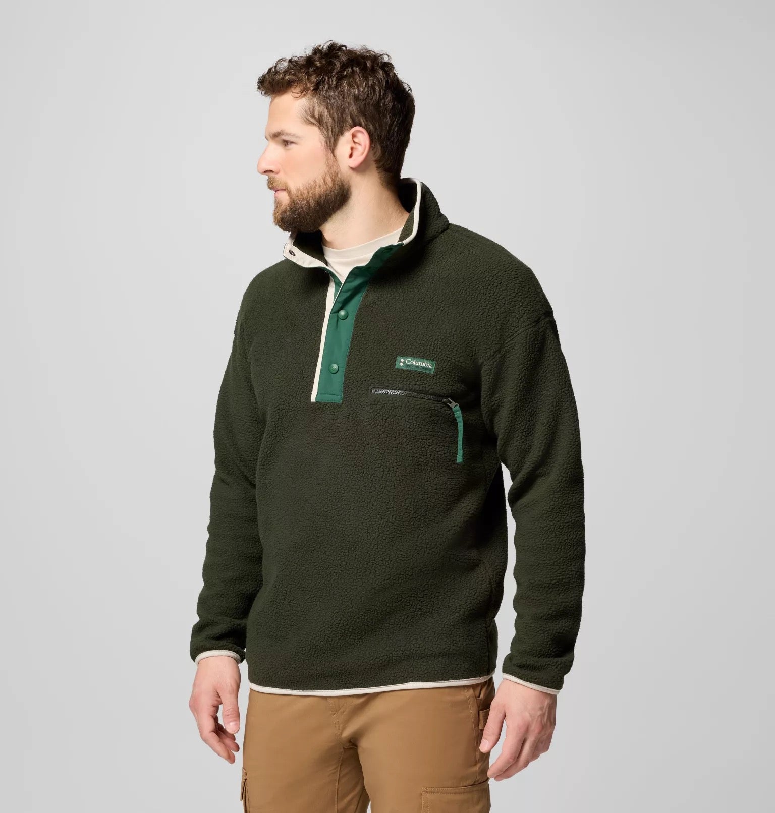 COLUMBIA  HELVETIA HALF SNAP GREENSCAPE FLEECE