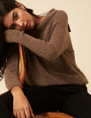 NOBODYS CHILD  SAILOR COLLAR Brown