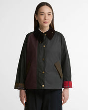 BARBOUR TRANSPORT PATCHWORK SAGE/BEECH/BORD/GREY