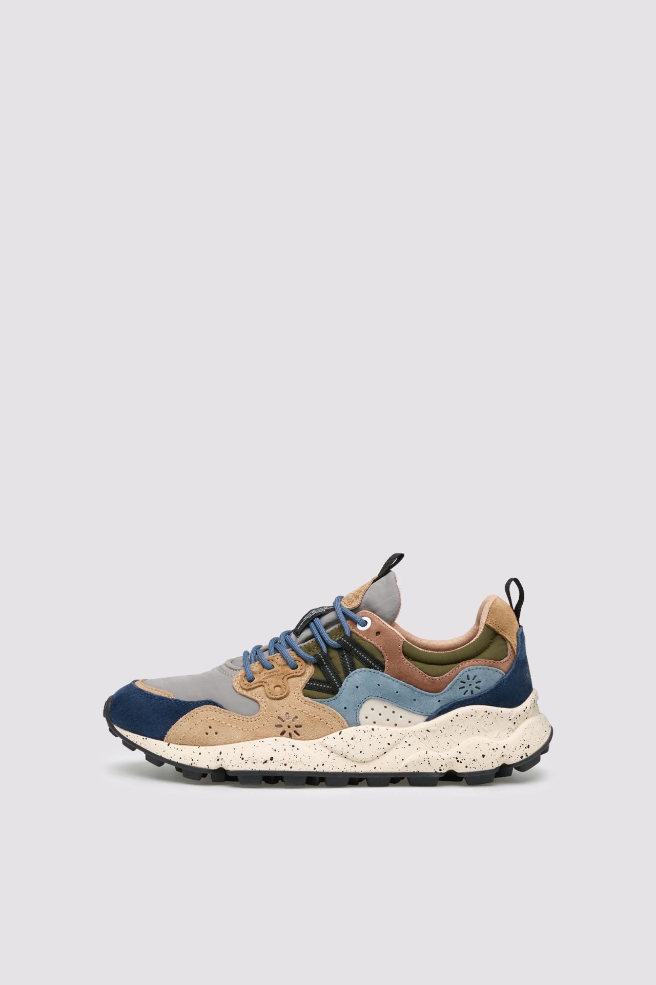 FLOWER MOUNTAIN  YAMANO 3 NAVY LIGHT BROWN GREY