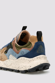FLOWER MOUNTAIN  YAMANO 3 NAVY LIGHT BROWN GREY