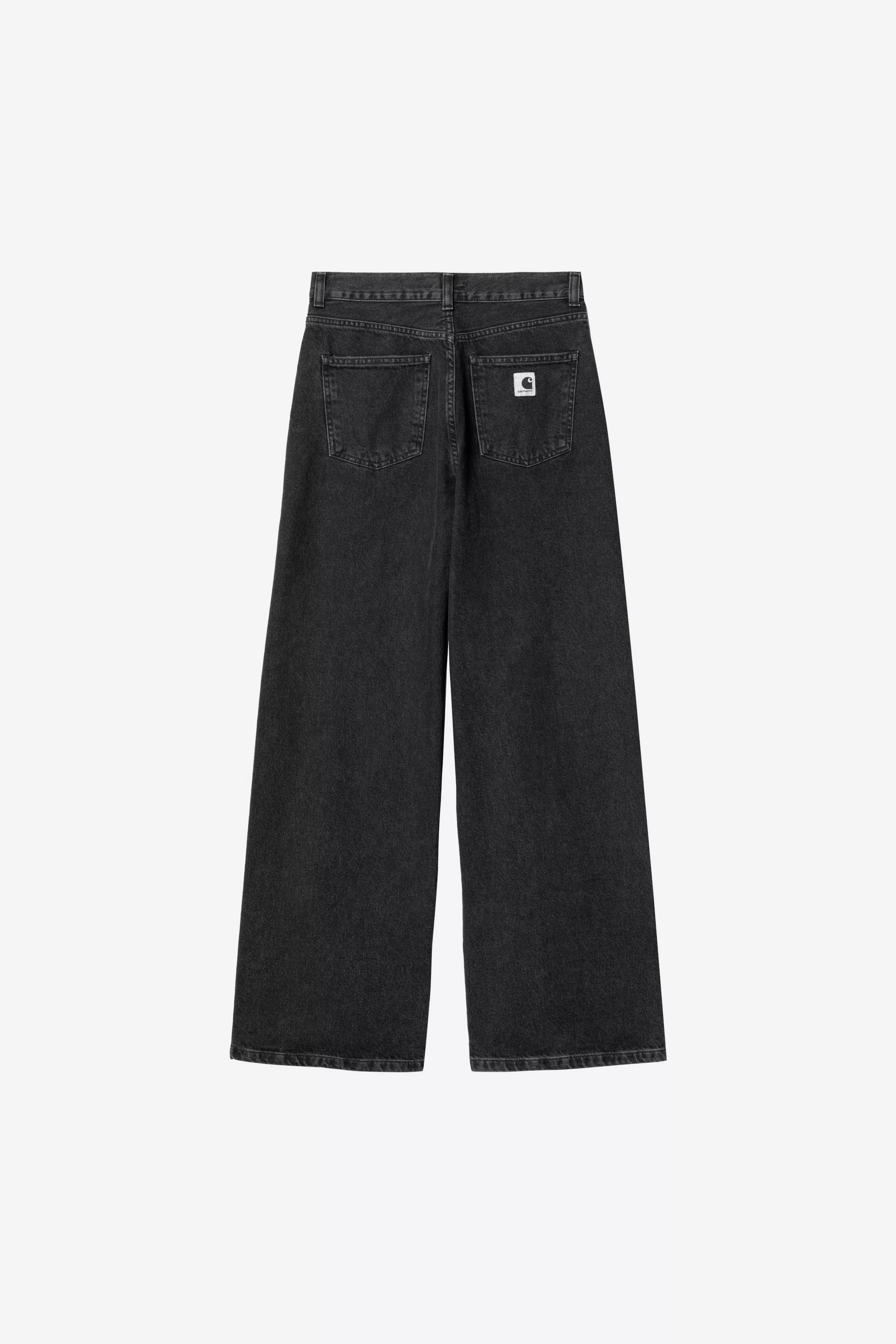 CARHARTT WIP JANE DENIM BLACK HEAVY STONE WASH