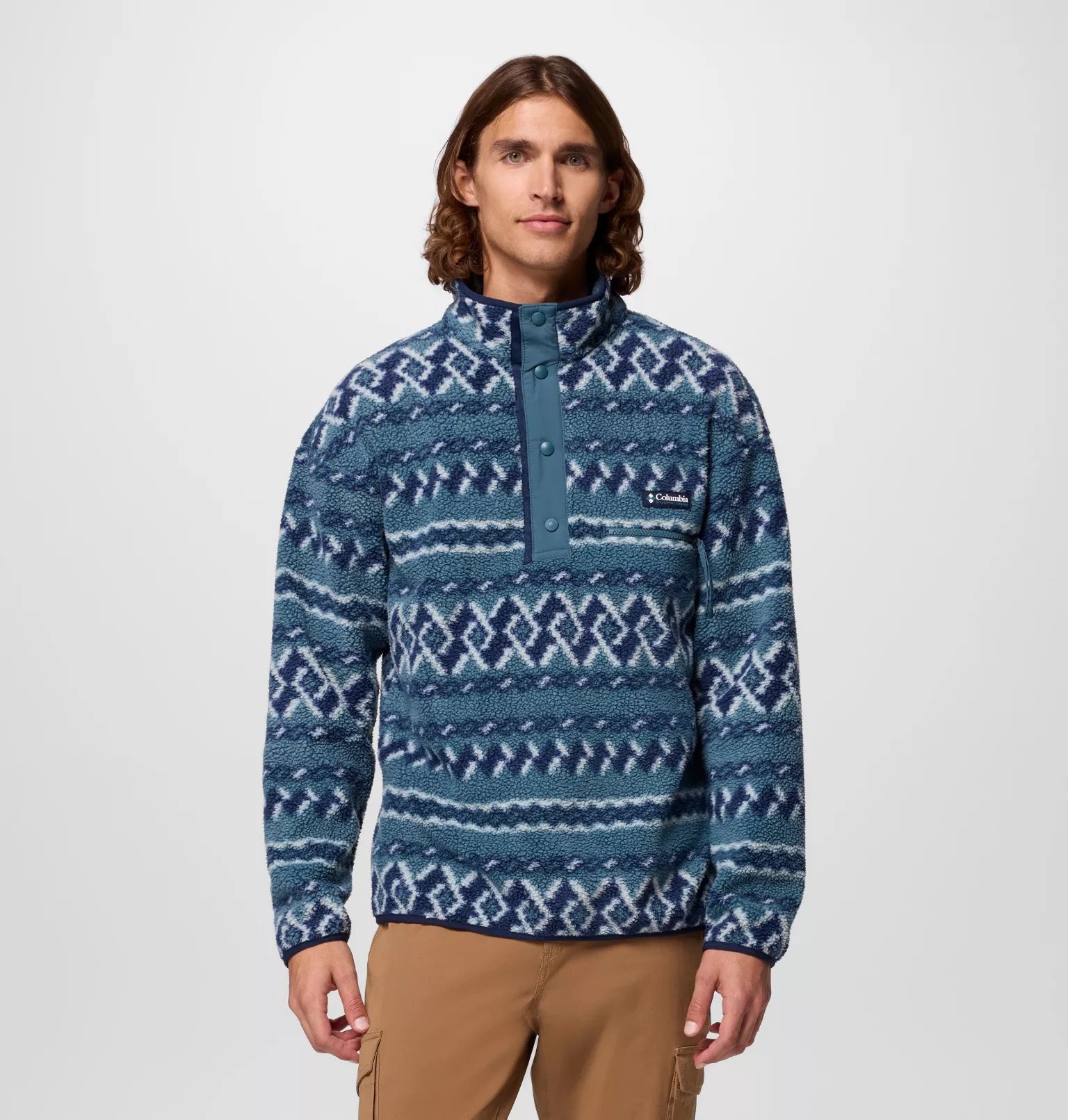 COLUMBIA HELVETIA II PRINT EVERBLUE KNIT