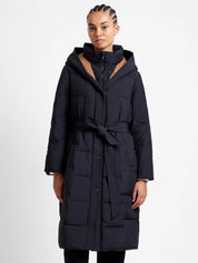 FRENCH CONNECTION  MINNIE BELTED BLACK/PECAN