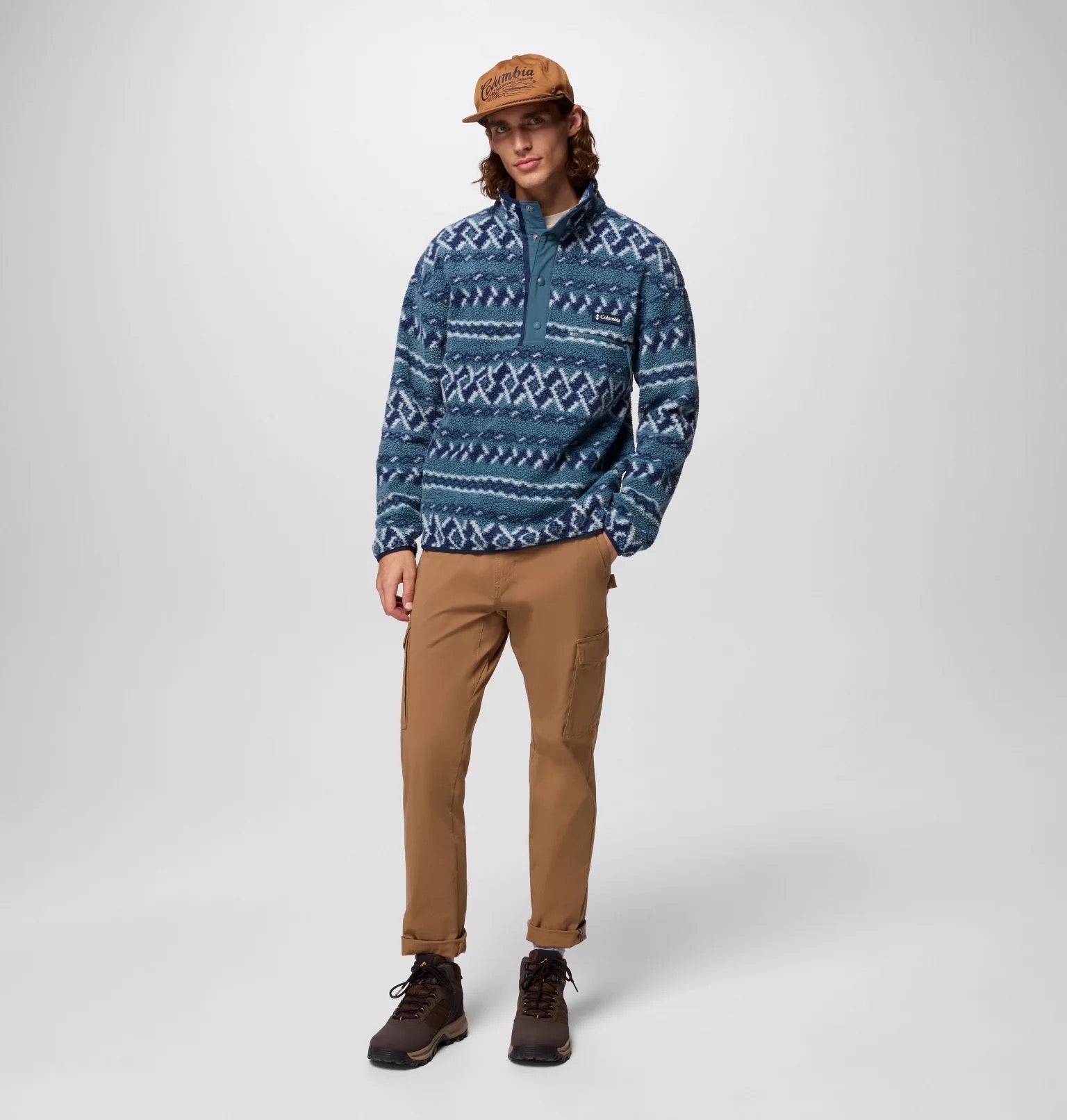 COLUMBIA HELVETIA II PRINT EVERBLUE KNIT