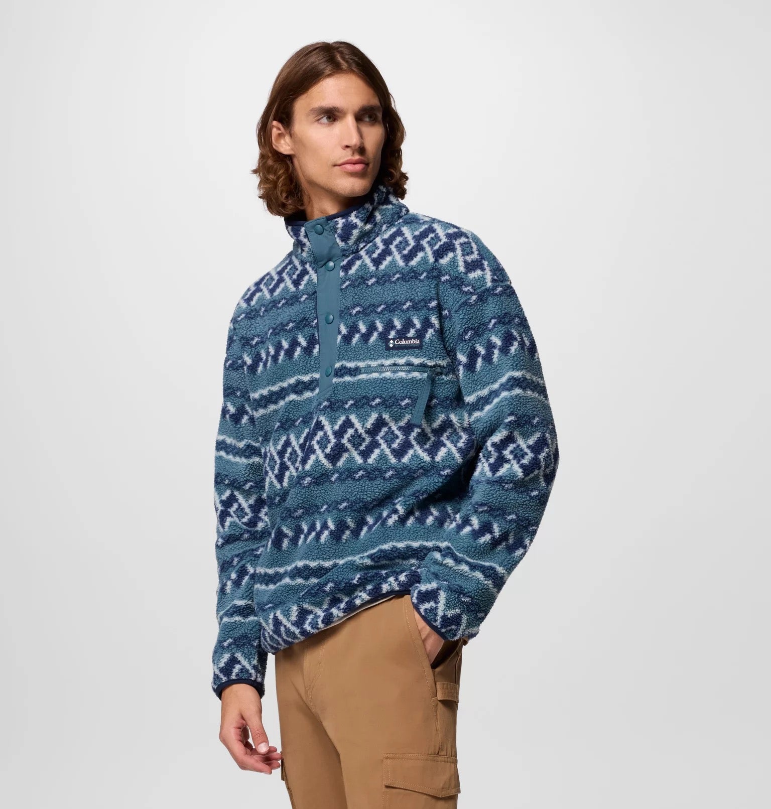 COLUMBIA HELVETIA II PRINT EVERBLUE KNIT