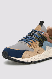 FLOWER MOUNTAIN  YAMANO 3 NAVY LIGHT BROWN GREY