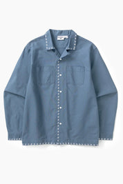 SERVICE WORKS  TRACE RESORT SLATE SHIRT