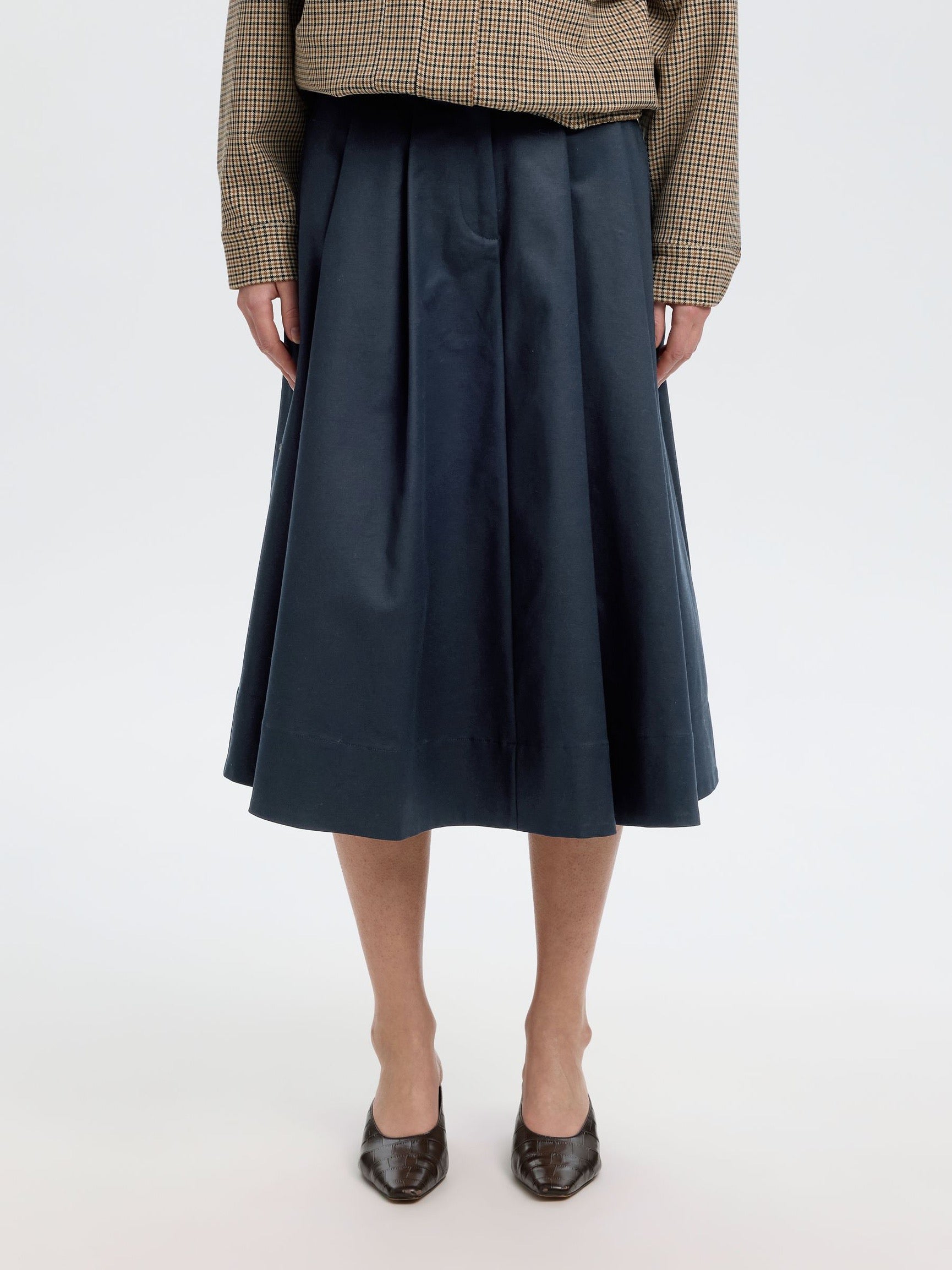 SELECTED WHEATHER SKIRT DARK SAPPHIRE