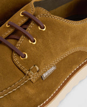 BARBOUR  AYDON DERBY TOFFEE SUEDE SHOE
