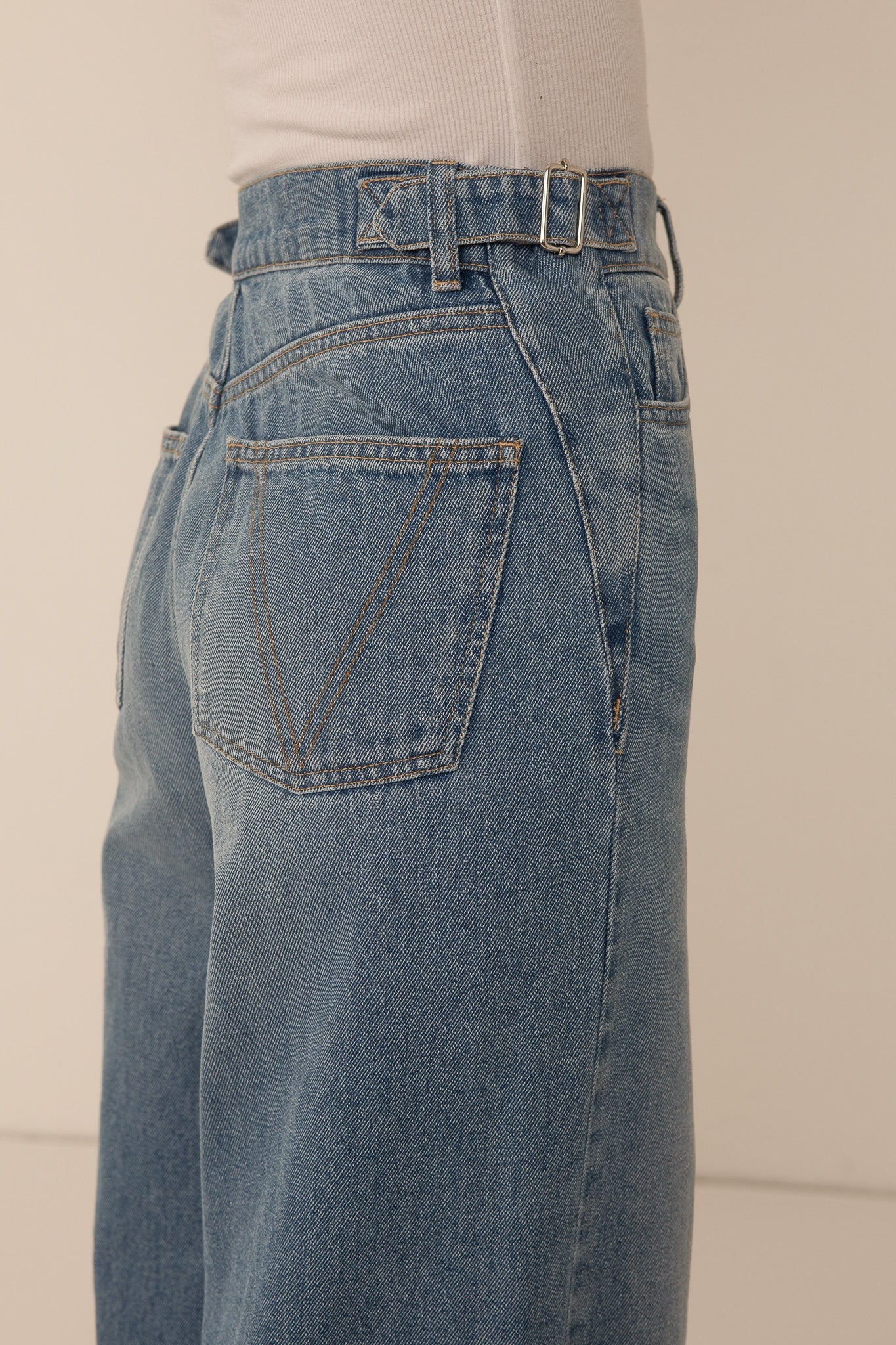 VIVERE  LEA WIDE LIGHT BLUE JEANS