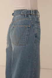 VIVERE  LEA WIDE LIGHT BLUE JEANS