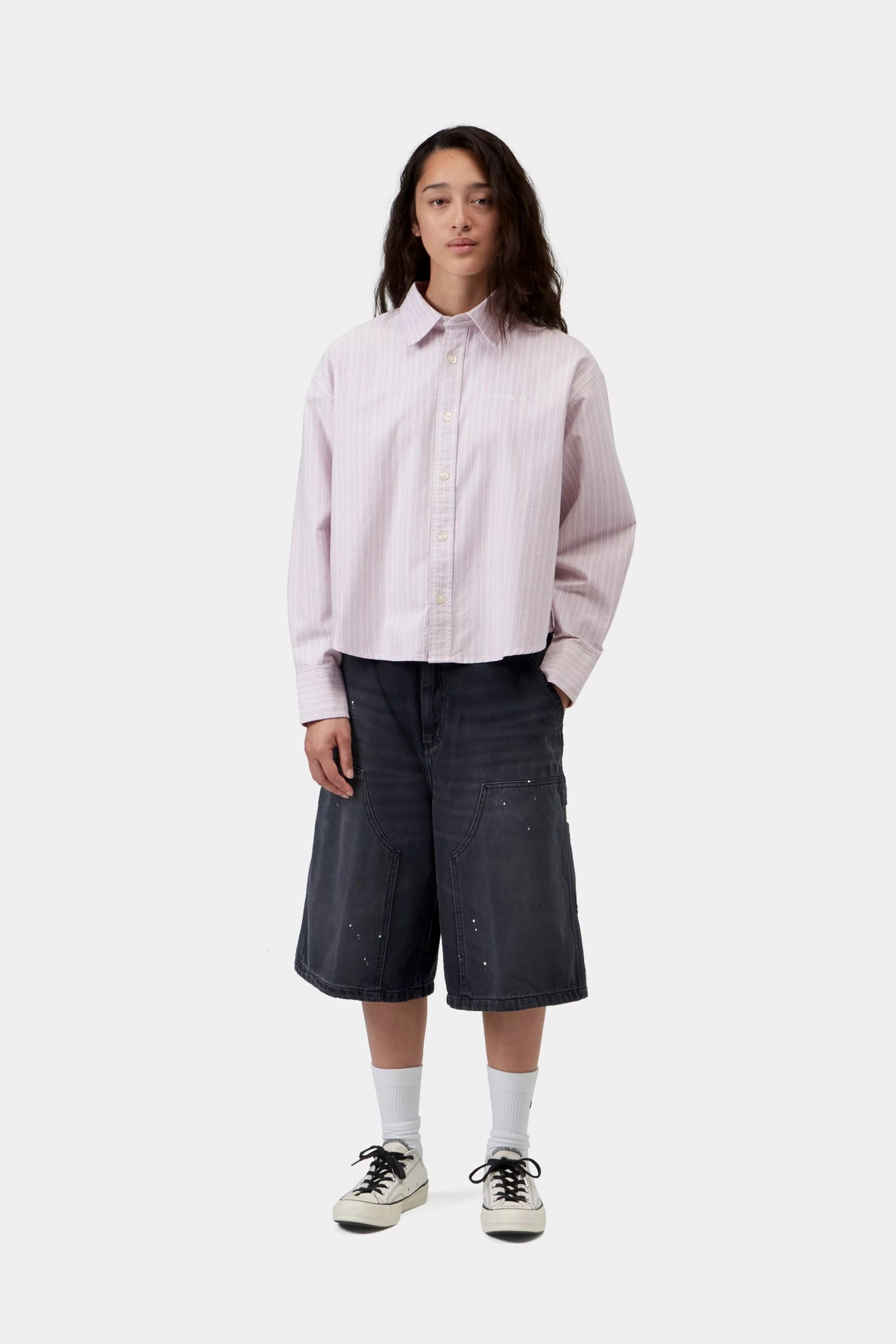 CARHARTT WIP  KANAN SHIRT STRIPE HORTENSIA