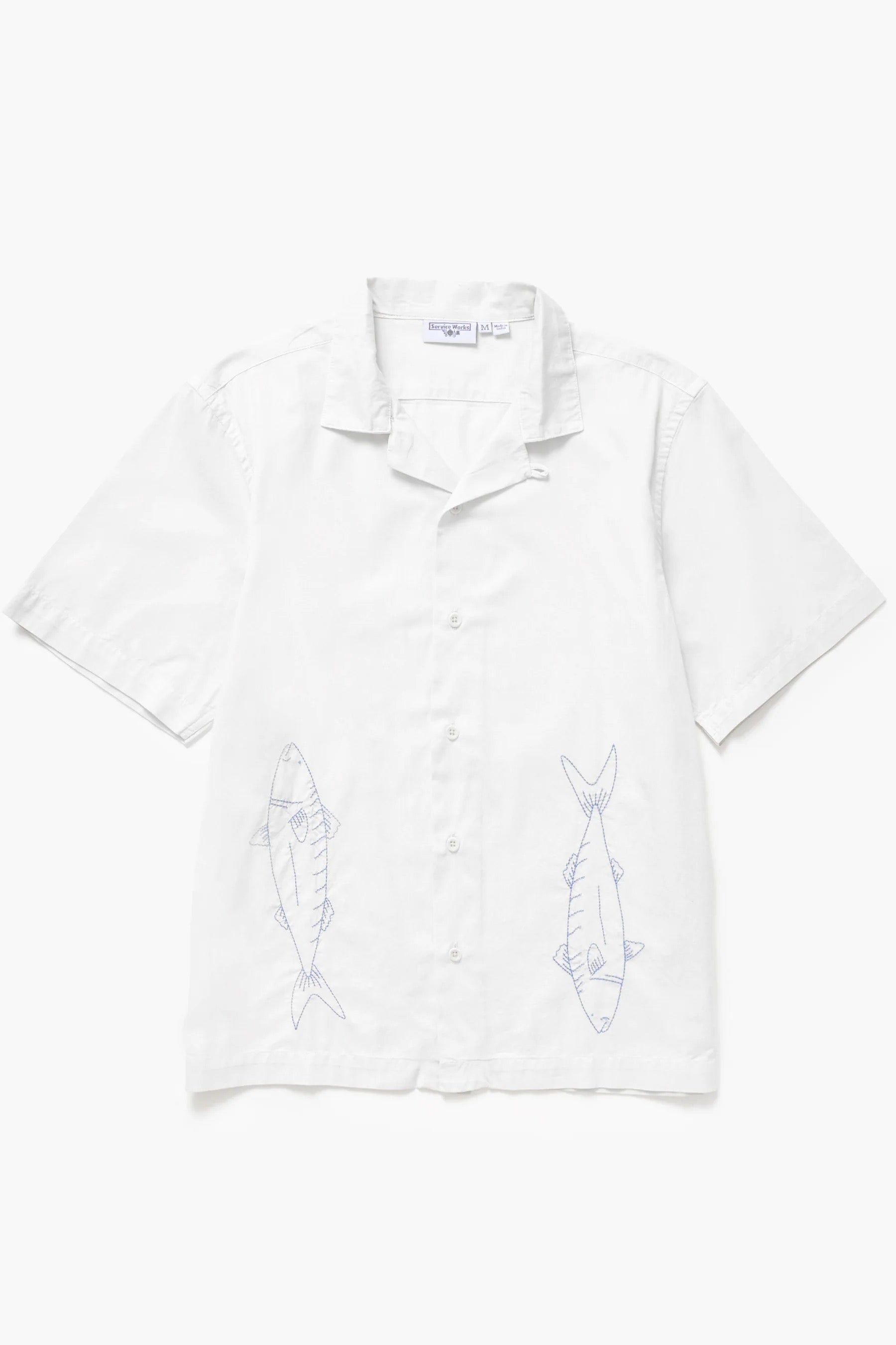 SERVICE WORKS MACKEREL SHIRT OFF WHITE.