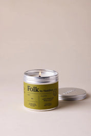 FOLK TIN CANDLE KIN VEGETABLE