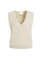 SPENCER DEEP V LIGHT BEIGE VEST