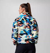 COLUMBIA  HELVETIA II PRNT COMPASS BLUE FLEECE
