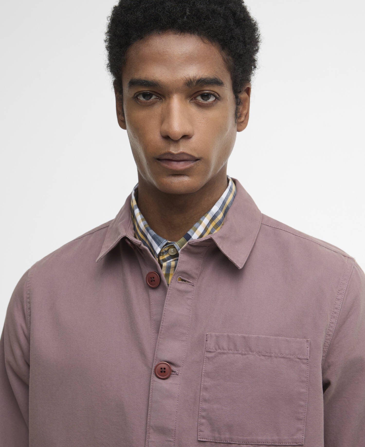 BARBOUR WASHED O SHIRT PEPPERCORN