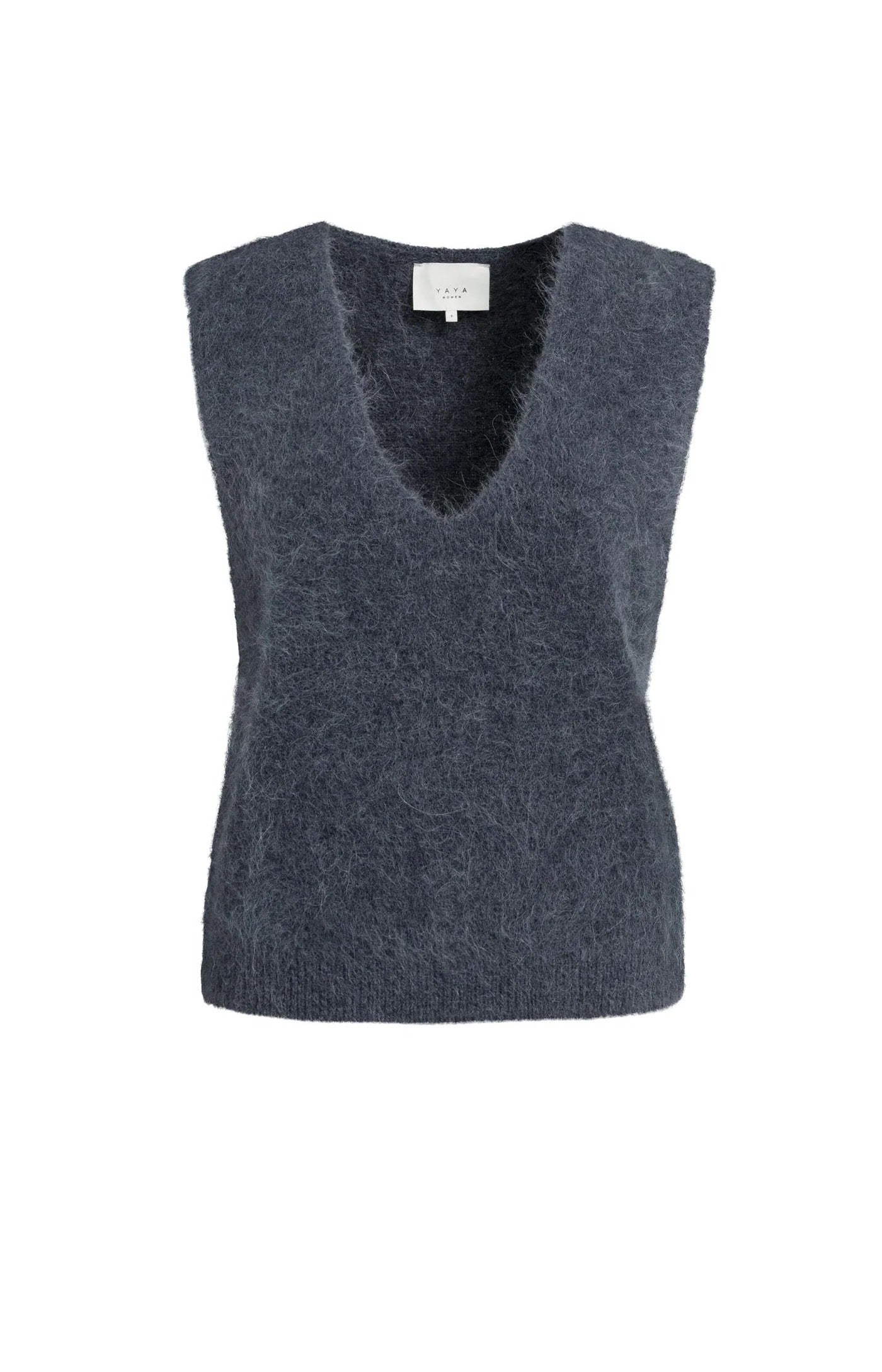 YAYA  SPENCER DEEP VNECK ODYSSEY GREY MELANGE