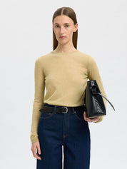 SELECTED  SHIRLEY ONECK SLATE GREEN