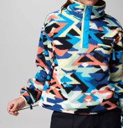 COLUMBIA  HELVETIA II PRNT COMPASS BLUE FLEECE