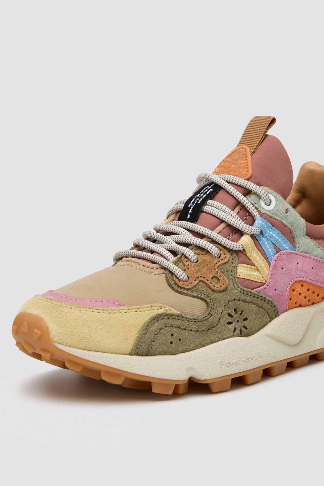 FLOWER MOUNTAIN  YAMANO 3 CREAM-MILITARY-PINK