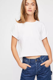 FREE PEOPLE  PERFECT TEE White