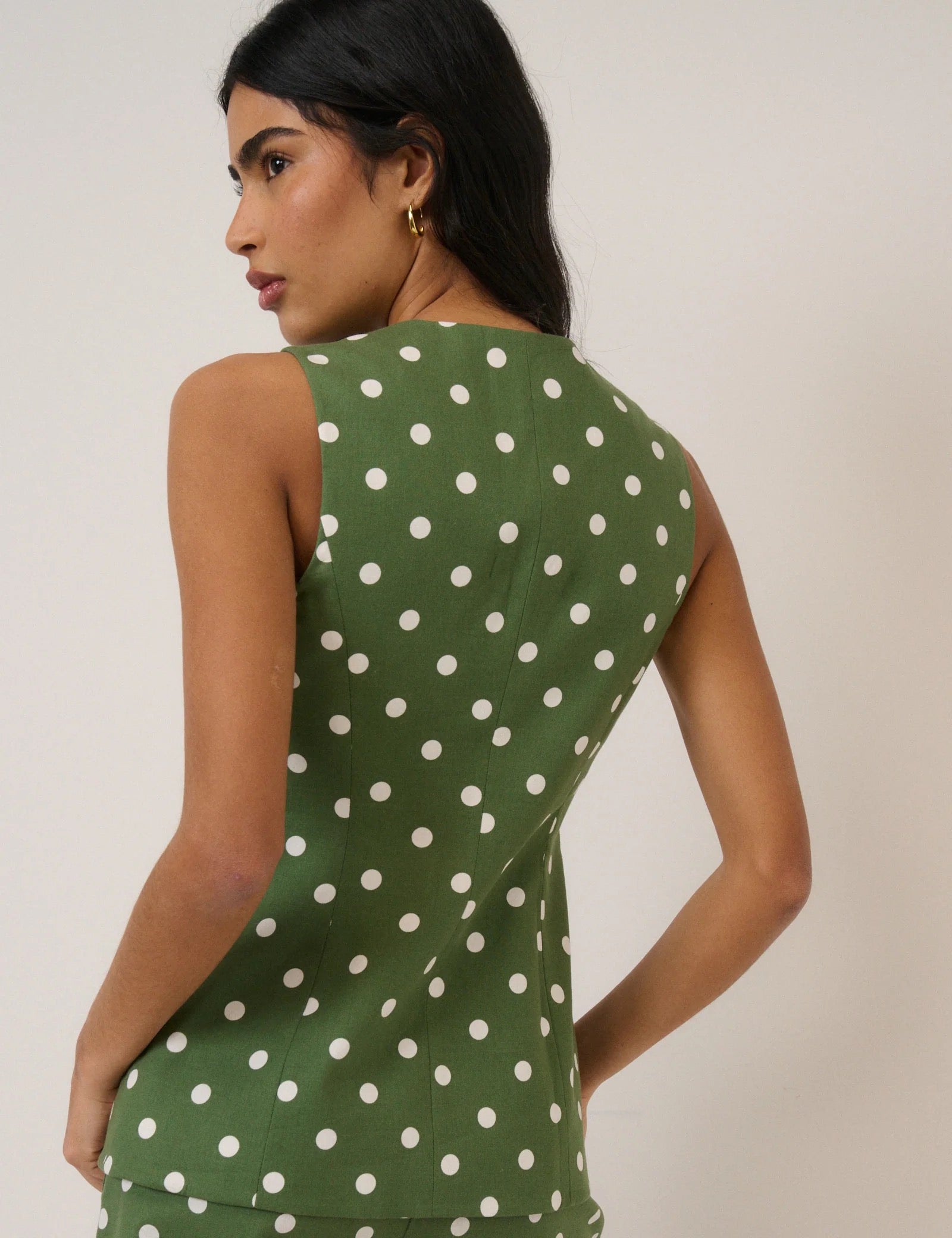 NOBODYS CHILD W COAT GREEN SPOT