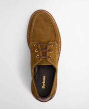 BARBOUR  AYDON DERBY TOFFEE SUEDE SHOE
