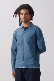 SERVICE WORKS  TRACE RESORT SLATE SHIRT