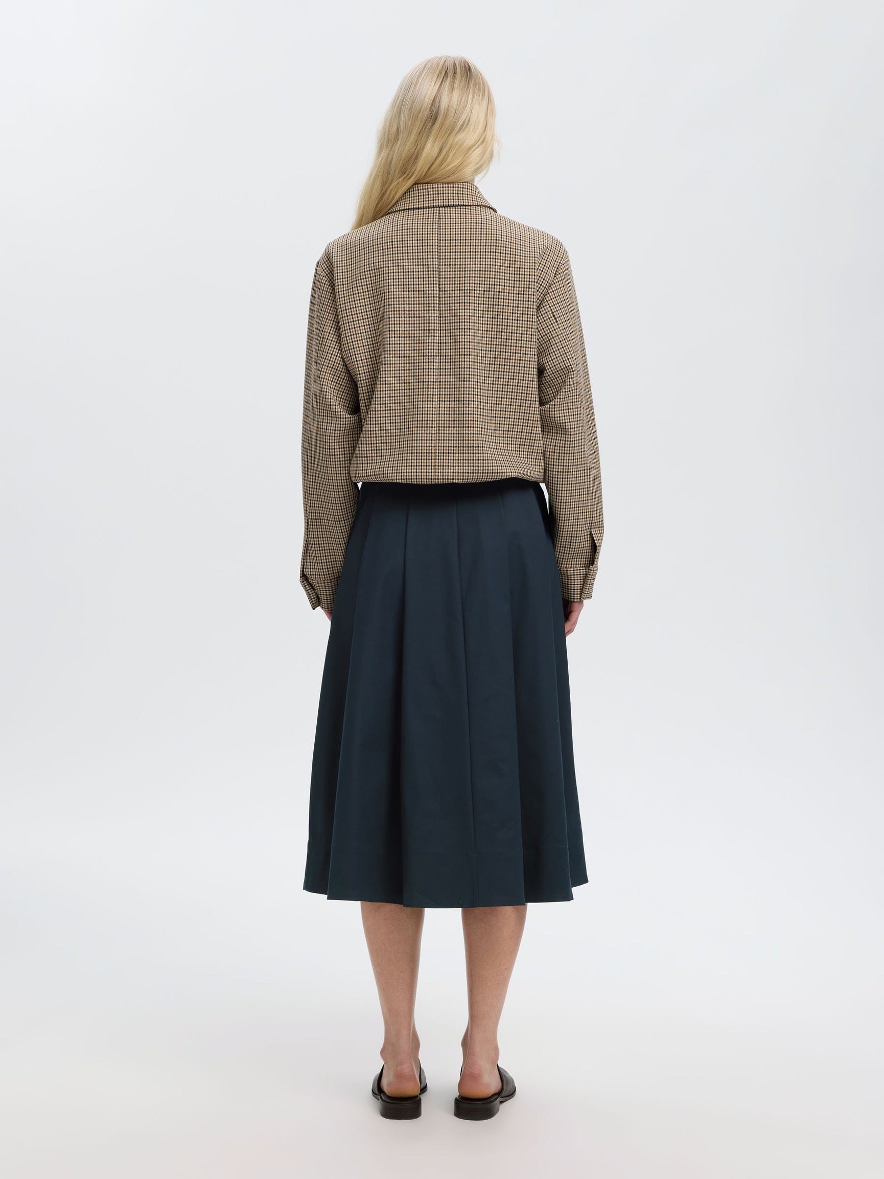 SELECTED WHEATHER SKIRT DARK SAPPHIRE