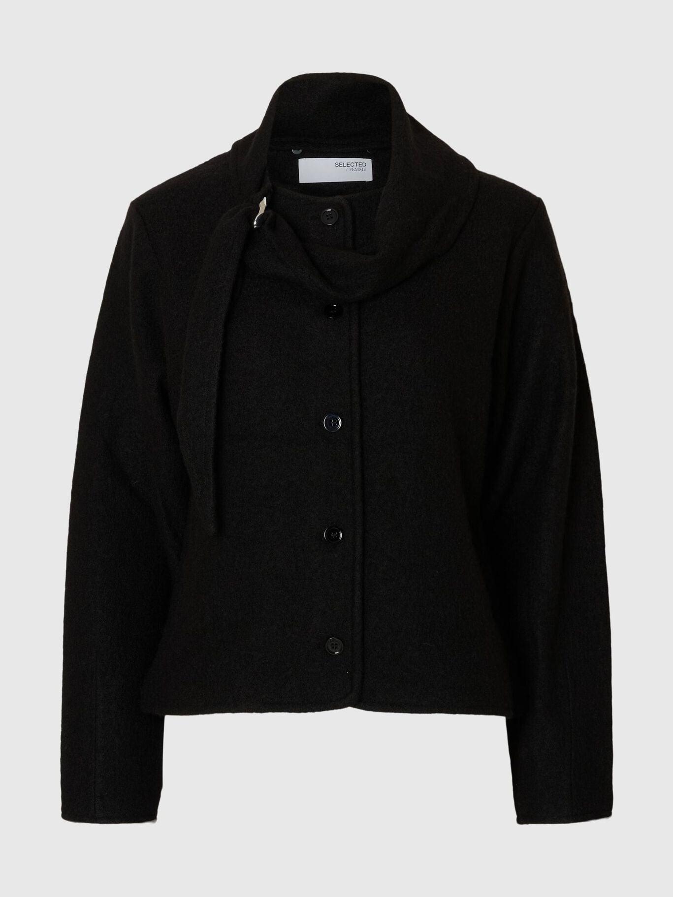 SELECTED  DARLA KNIT JKT Black