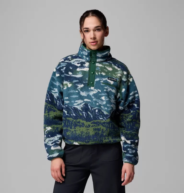 COLUMBIA  HELVETIA II PRNT  EVERBLUE SISTER FLEECE
