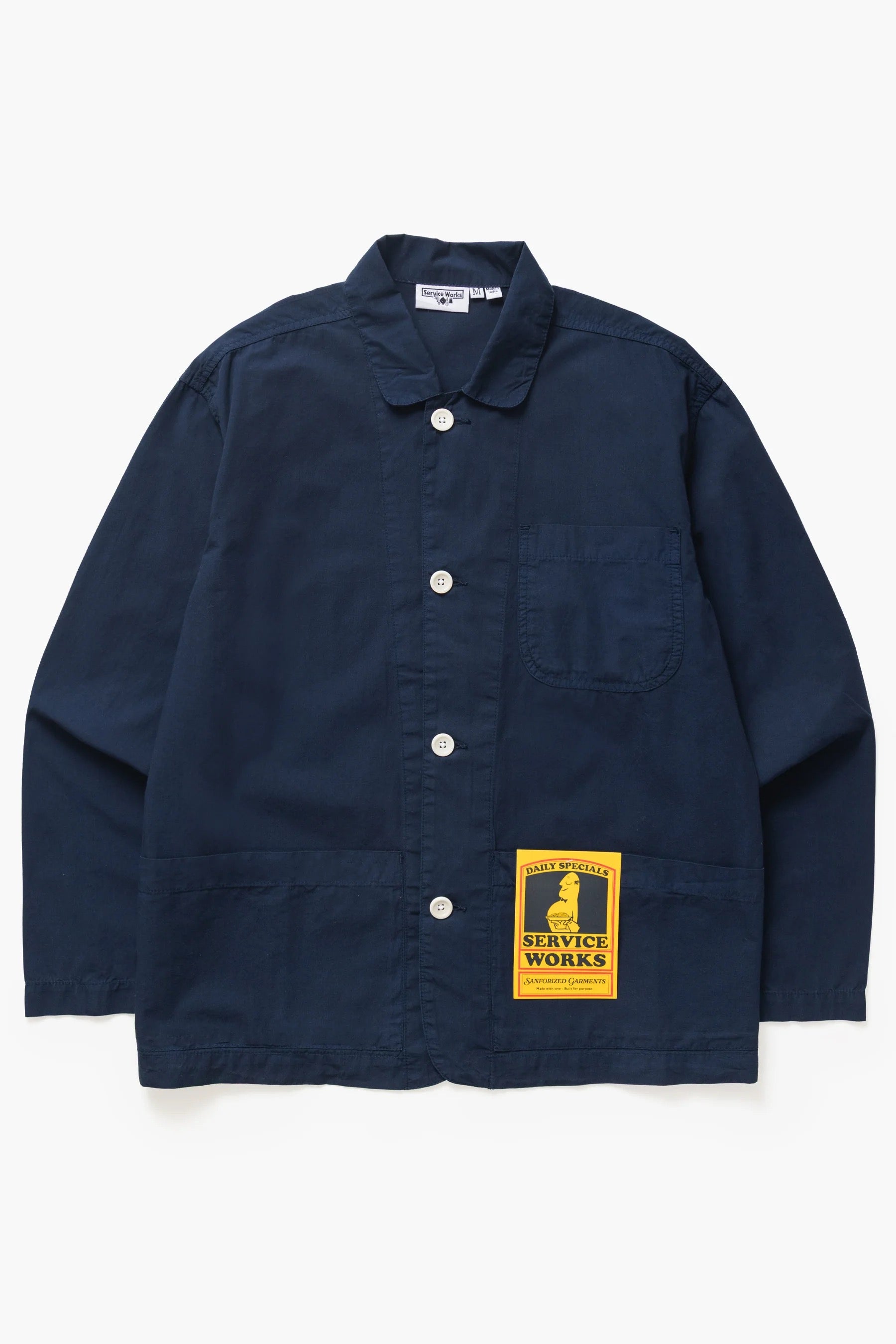 SERVICE WORKS  EASY CHEF SHIRT NAVY