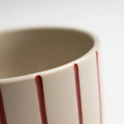 YARROW MUGS BRUSHED EARTH RED