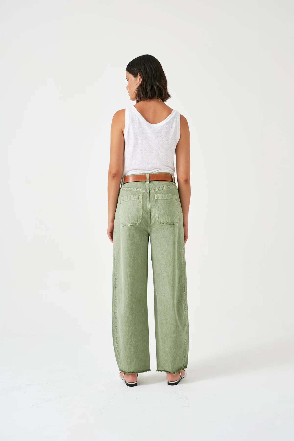 SEVENTY+MOCHI  BO JEAN VINTAGE MOSS.