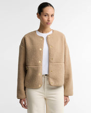 BARBOUR ARLENE FLEECE WARM TRENCH
