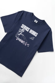 SERVICE WORKS  GARDEN T SHIRT NAVY