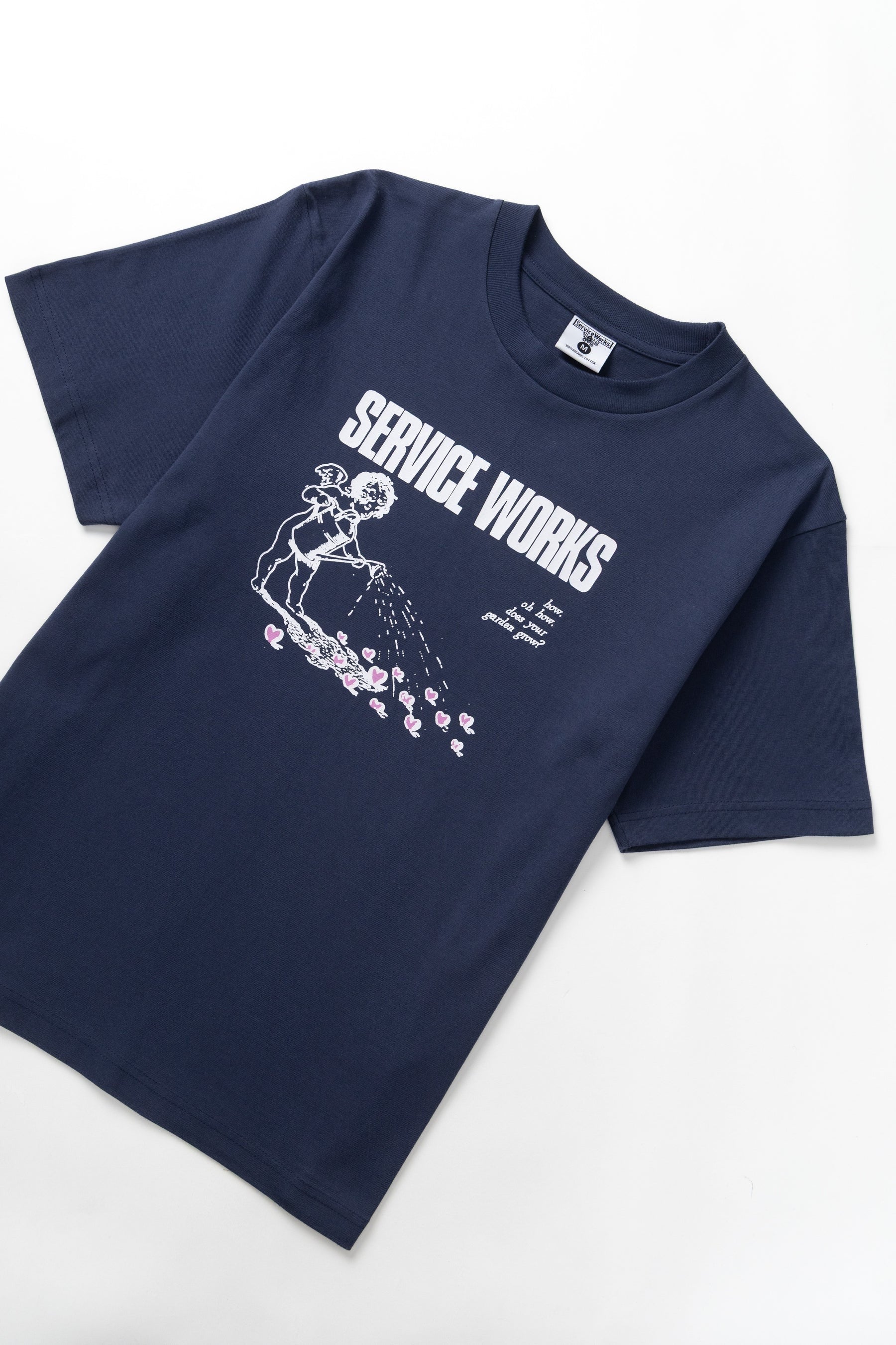 SERVICE WORKS  GARDEN T SHIRT NAVY
