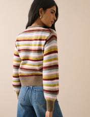 2616894001 STRIPE NECK TIE MULTI