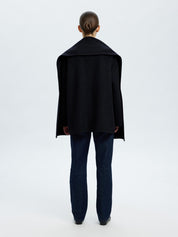 SELECTED PAM SCARF JACKET  SAPPHIRE PINSTRIPE