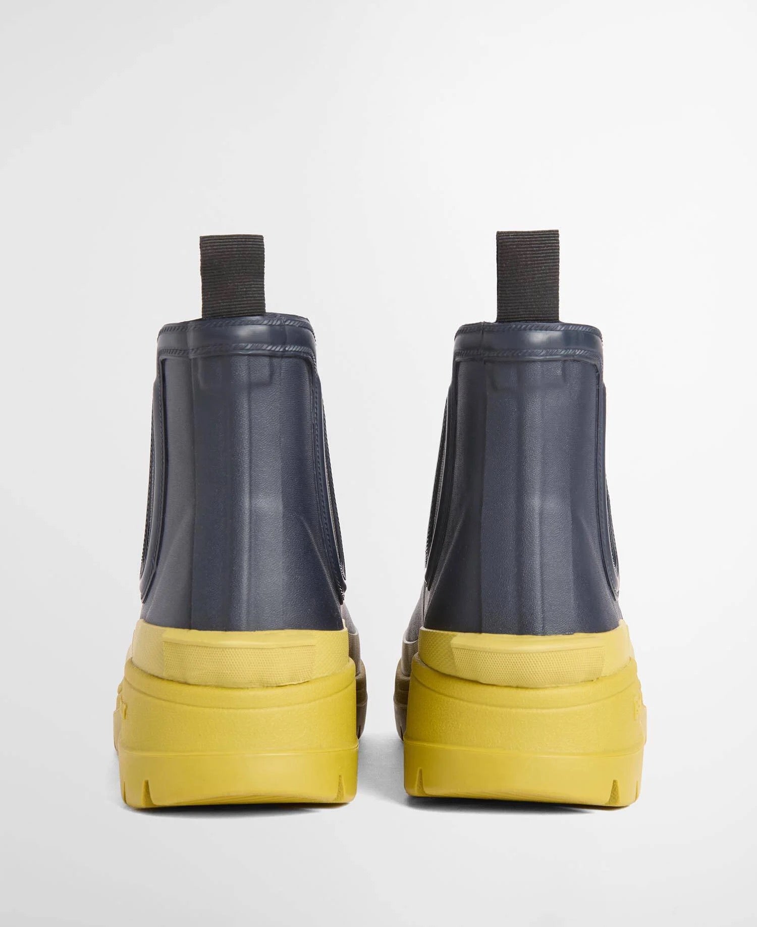 BARBOUR NIMBUS CHELSEA NAVY/CHARTRUSSE WELLIES
