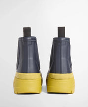 BARBOUR NIMBUS CHELSEA NAVY/CHARTRUSSE WELLIES