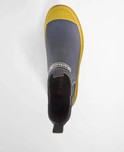 BARBOUR NIMBUS CHELSEA NAVY/CHARTRUSSE WELLIES